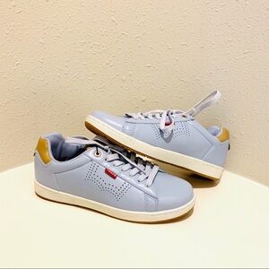 Levi’s Light Blue Women’s Vegan Leather Sneakers Size 9 NWT